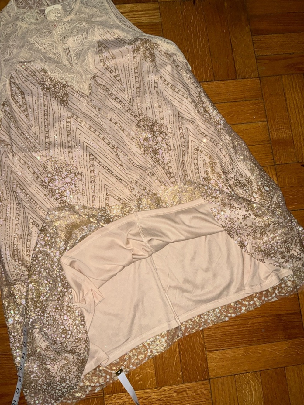 Southern Fried Chics, NWT, XXXL Gold Boutique Dress - Picture 5 of 12